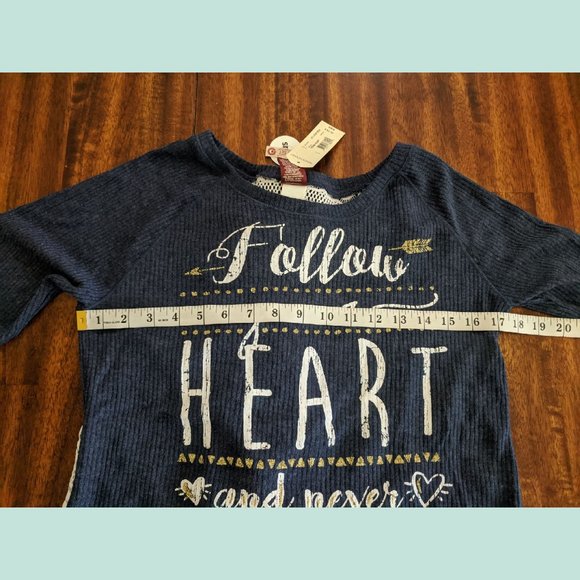 NWT ARIZONA JEANS Long Sleeve Top And Scarf Top Set Size XL - Picture 11 of 16